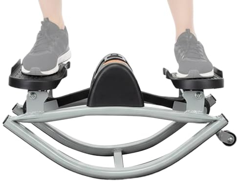 Masoog Máquina Rock Stepper De Lado A Lado | Entrenamiento para Piernas, Glúteos Y Abdominales | Máquina De Paso Lateral Portátil Y Silenciosa | para Piernas Glúteos Abdominales Mujeres Hombres Casa