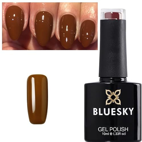 Bluesky Nail Gel Polish Brown Tan Autumn Winter Color 63923 UV LED Soak Off 10ml