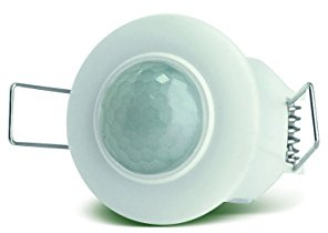 Luceco Guardian Iluminación interior de techo empotrada, de día y de noche con sensor de movimiento PIR, 360º, blanco