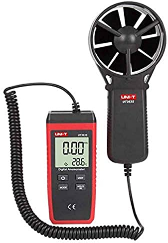 UNI-T UT363S Anemometro digitale, 0.4m/s-30m/s, -10°C-50°C/14°F-122°F