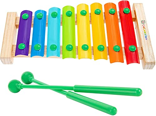 Aspiree CoComelon First Act Musical Xylophone with 2 mallets, Kids Music Toy