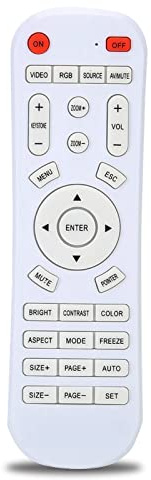 cigemay Universal remote control for projector, One universal all-in-one remote control suitable for multiple devices, compatible with various smart projects