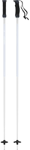 ATOMIC AMT SQS W Skistöcke - Weiß - Länge 120 cm - Zuverlässiger 4* Aluminium Skistock - Ergonomischem Griff am Stock - Safety Quick Release System - Stöcke mit 60mm-Pistenteller