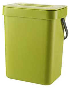 Wpengfei Store Poubelles suspendues 4 Couleurs avec Couvercle sous l'évier Poubelles de Cuisine compatibles Poubelles de Compost Poubelle à Seau Mural Poubelle Poubelle Convaincue Prod