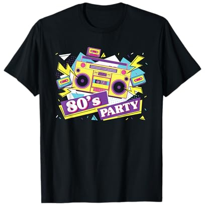 80er Jahre Party Radio Tapes Vintage 80er Jahre Party Mode T-Shirt