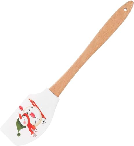 1pc Christmas Cream Spatula silicone spatula for eggs silicone spoon spatula gingerbread decor dough jam spatulas silicone cake scraper christmas silicone Kitchen Utensil Toner jar/49(Assorted Color1)