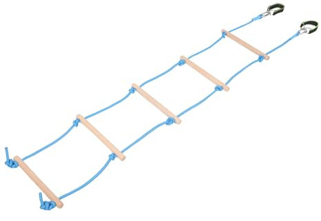 Hemobllo Scala Di Legno Gradini Per Ragazzo Scala Da Arrampicata All Appendiabiti Decorativo Per Giardino Esercizi Per Ragazzo