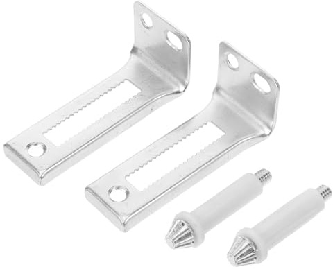 SEWACC 2 paires Kit Pivots Supérieurs pour Porte Pliante de Placard Quincaillerie de Remplacement Stable et Sécurisée Compatible Portes Coulissantes et Pliantes