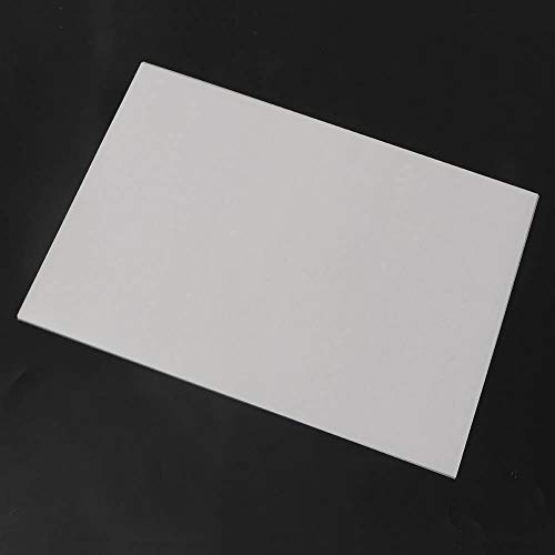 Fafeims Schrumpfpapier, 0,3 Mm Transparente Schrumpffolie ohne Schleiffläche für die Herstellung von Schlüsselanhängern Zum Selbermachen (0,3mm-transluzenter Feinschliff 20x29cm)