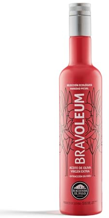 Aceite de Oliva Virgen Extra 500 ml by Bravoleum - AOVE de Jaén - Cosecha Temprana - Extracción en Frío - Edición Premium Limitada (Picual Ecológico)