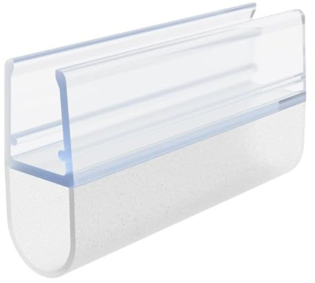 DIWARO. Duschdichtung DD028 | transparent | Länge 1000mm oder 1240mm | Ersatzdichtung für Dusche | für Eckduschen, Fünfeckduschen, Nieschen (1240mm)