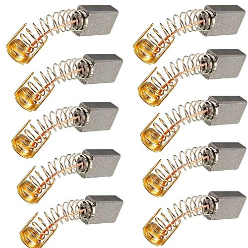 Escobillas de Carbón, 10 Pcs para Lavadora, 5 * 8 * 13 mm Compatible Con Motor de Bosch Siemens