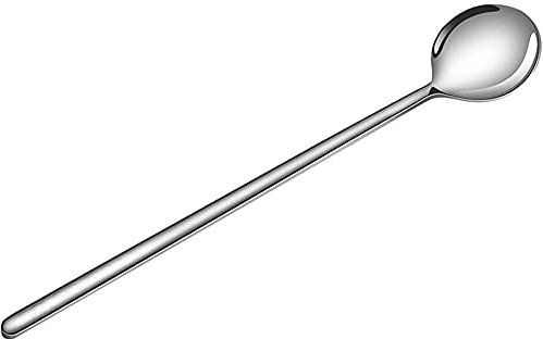 Juego de cucharas Cuchara de vajilla para Restaurante en casa, Cuchara de té Helado de Mango Largo, Cuchara de café, Cuchara de Helado (Grande DD)