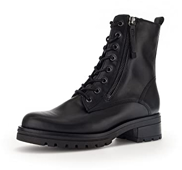 Gabor Damen Combat Boots, Frauen Stiefeletten,Wechselfußbett
