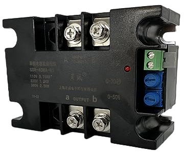 Motor soft Starter 220V Single-Phase Intelligent Motor Soft Starter Soft Start Module Soft Start 50-60HZ Compatible 2/4/6/8KW For Fans, Pumps, Belt Conveyors, Ball Mills, Car Washing Machines, Conveyo
