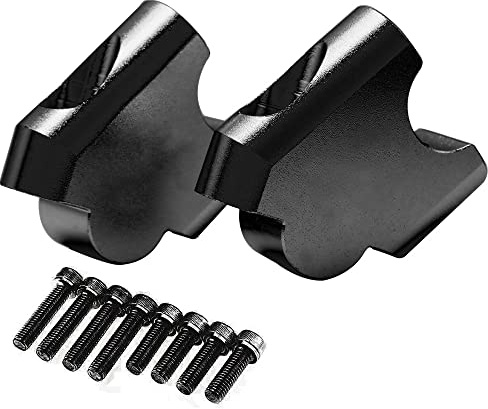 STAZKO Rehausseurs de guidon avec pinces pour Royal Enfield Interceptor 650 - Accessoires de moto - Support de poignée - Adaptateur