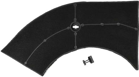 vhbw Filtre à charbon actif compatible avec Whirlpool AKR 658 AV | AKR 658 WH, AKR 684/1X, AKR 684/NB hotte aspirante - 28 x 13,3/9,5 x 2,6 cm