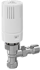 MYSON TRV2 Radiator Valve 15mm Angled Chrome