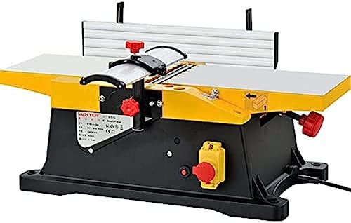 1800W 6-Inch Multipurpose Planer Woodworking Benchtop Planer - 12000 RPM/min Planer Heavy Duty Benchtop Planer