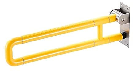 MKAK Frei von Blei Sturdy Dusche Sicherheit Haltegriff, Ältere behinderte Toilette Griff Barrierefreies Folding Sicherheits-Badezimmer Haltegriff Sicherheitsgriffe