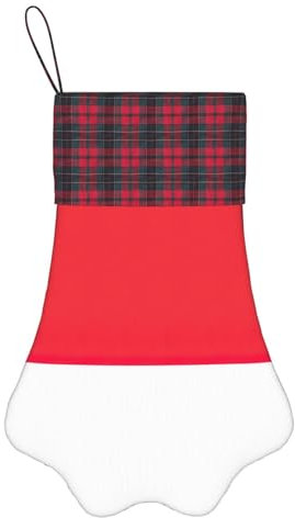 LNNIUK Weihnachtsstrumpf mit indonesischer Flagge, Weihnachtsstrumpf, Rentier-Design, groß, 17 Familien-Urlaubsdekorationsstrümpfe