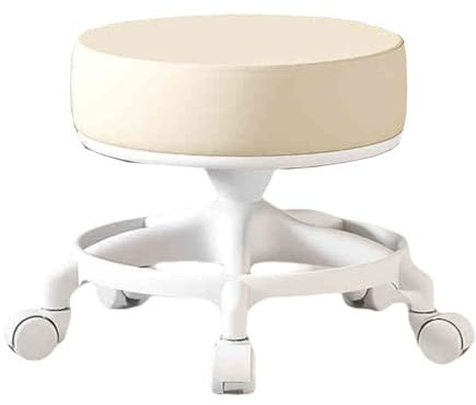 Peakjune Niedriger Rollsitzhocker,Niedriger Rollensitz,Flaschenzughocker,360 ° drehbarer Low Roller seat,Beweglicher niedriger Hocker auf Rollen,Leicht zu bewegen,Wenig Lärm.