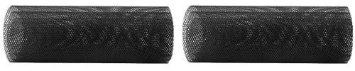 Rejillas para Autos 2 Juegos De Malla Metálica Para Rejilla De Coche De 40 X 13 Pulgadas Con Orificios Rómbicos De 8 X 16 Mm