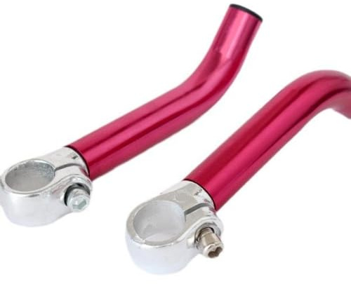 Zyntrytong Bike Bar Ends, Mountain Bike Handlebar Ends, Aluminium Alloy MTB Bicycle Bar Extender For 22.2mm/0.9in Handlebar (Red)