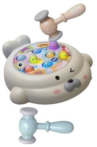 FELTECHELECTR Cognitif Taupe à Frapper pour Garçon Fille Ans avec Marteaux Jeu Éveil Précoce pour Garçons et Filles