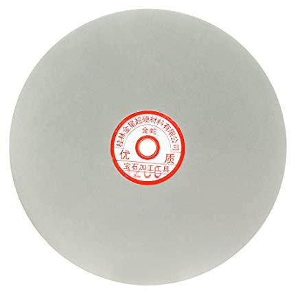 sourcingmap 200mm 8-inch Grit 1200 Diamond Coated Flat Lap Disk Wheel Grinding Sanding Disc