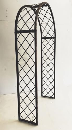 Gabella Stabil Rundbogen Rosenbogen Metall Spalier Bozen-RB 120/220 Roh/Rost Edelrost