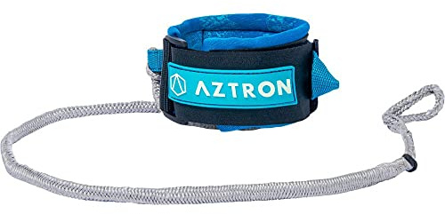 AZTRON Leash 3'.0 für Wing Stand-up Paddle-Board Unisex Erwachsene, Hellblau, Standard