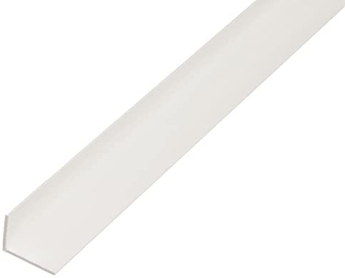 Alberts 472221 Cornière | Plastique, blanc | 1000 x 25 x 20 mm