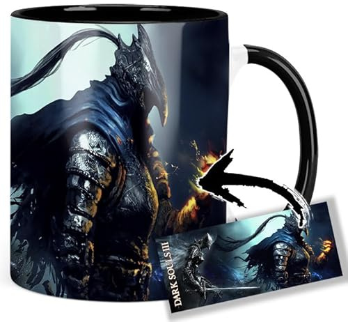 Dark Souls Iii A Tasse Innen & Henkel Schwarz Keramikbecher Mug