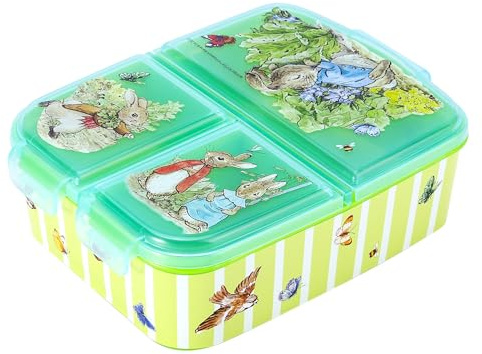 Peter Rabbit Kids Lunch Box with Compartment - BPA-Free Bento Boxes
