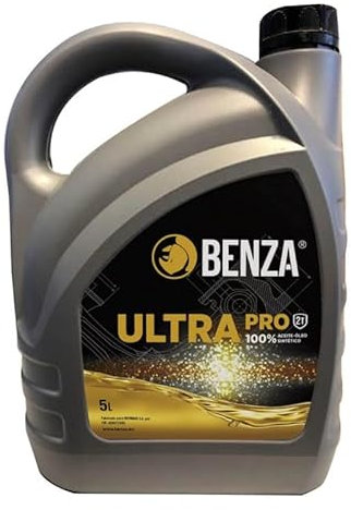Aceite 2T 100% Sintético Benza - Rendimiento Superior para Motores de 2 Tiempos (5L)