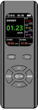 Giwnhvx Geiger Counter Detector Radiation Detector Waterproof Nuclear X-Ray Beta Gamma Radioactivity Detector for Nuclear Wastewater A