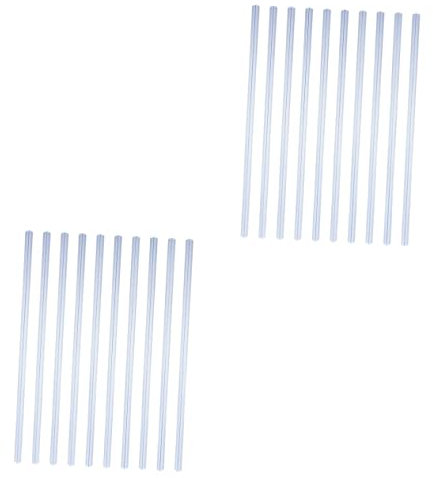 TEHAUX 20stücke Transparente Schiebebinder Für Loseblatt-ordner Stabil Für Schulprojekte Präsentationen Und -notizbücher Aus Hochwertigem Kunststoff Mit Bindemechanismus