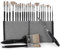 HOTUT Pinceles Pintura Acrilica Profesionales, 25 Pinceles Pintura Profesionales, Material de Arte para Amantes de la Pintura