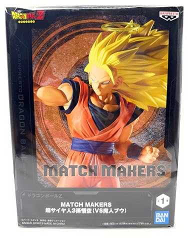 BANPRESTO Dragon Ball Z Super Saiyan 3 Son Goku VS Majin Buu Match Maker - New Japan