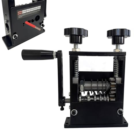 Wire Stripper Machine, 1-17mm Manual Cable Stripper Machine with 6 Channel & 5 Blades, Cable Stripper Tool for Hand Crank or Drill Powered, Wire Stripper Tool for Scrap Copper Recycling