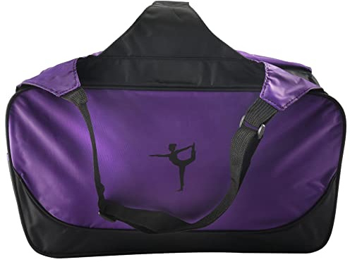 Asyduey Yoga Tasche, Tasche,Yoga Matten Rucksack mit GroßEr KapazitäT,Gym Turnbeutel,Yoga Tasche, Lila