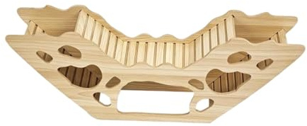 Sharplace Maison Hamster, Hamster Maison en Bois, Maison Cochon d'inde, Cage Hamster, Cage à Mâcher Lavable, Cachette pour Petits Animaux, Accessoire Hamster pour Lapin Nain, Gerbille Rongeur, Style D