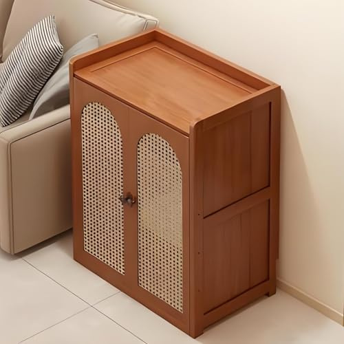 Copritermosifone Copri Termosifone per Radiatori di Casa Copritermosifoni Mobiletto con Ripiani Regolabili per Distributore D'acqua Collettore di Riscaldamento a Pavimento(60x25x83cm/24x10x33in)