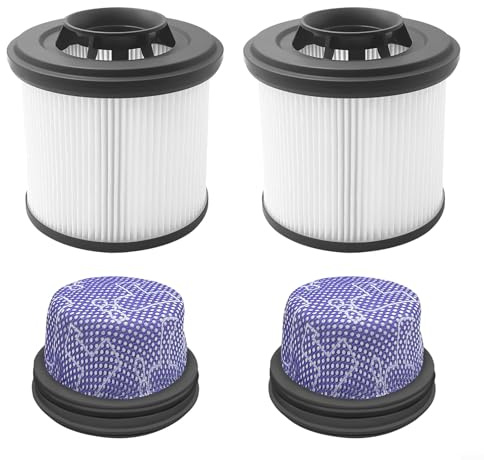 Reservdelar för dammsugarfilter för Dreame Z20 Z30 Z40 robotdammsugare reservdelar tillbehör inkluderar 1 HEPA-filter och 1 förfilter (2 set)