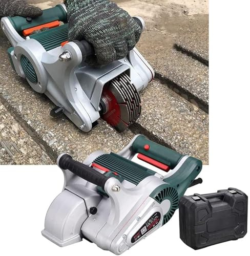 Máquina de corte de ranura de pared, 9000 rpm, sin polvo, profundidad y ancho de corte ajustables, ideal para cortar ladrillos de cemento, mármol y hormigón