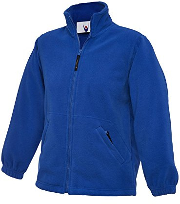 UC603 - Royal - 9/10 yrs - 300GSM Childrens Full Zip Micro Fleece Jacket
