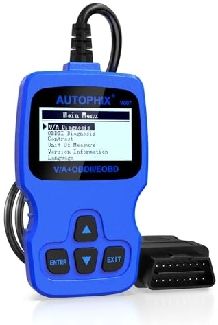 AUTOPHIX V007 OBD Scanner for VW Volkswagen, Audi Skoda Seat Golf Passat Code Reader Diagnostic Tool, Check Engine Light/Oil Reset/Throttle Position Adaption/EPB Reset