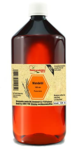 Mandelöl süß 1 Liter 1000ml Mandel Öl 100% rein für Kosmetik Hautpflege
