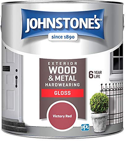 Johnstone's Exterior Hardwearing Gloss - Victory Red - 2.5L